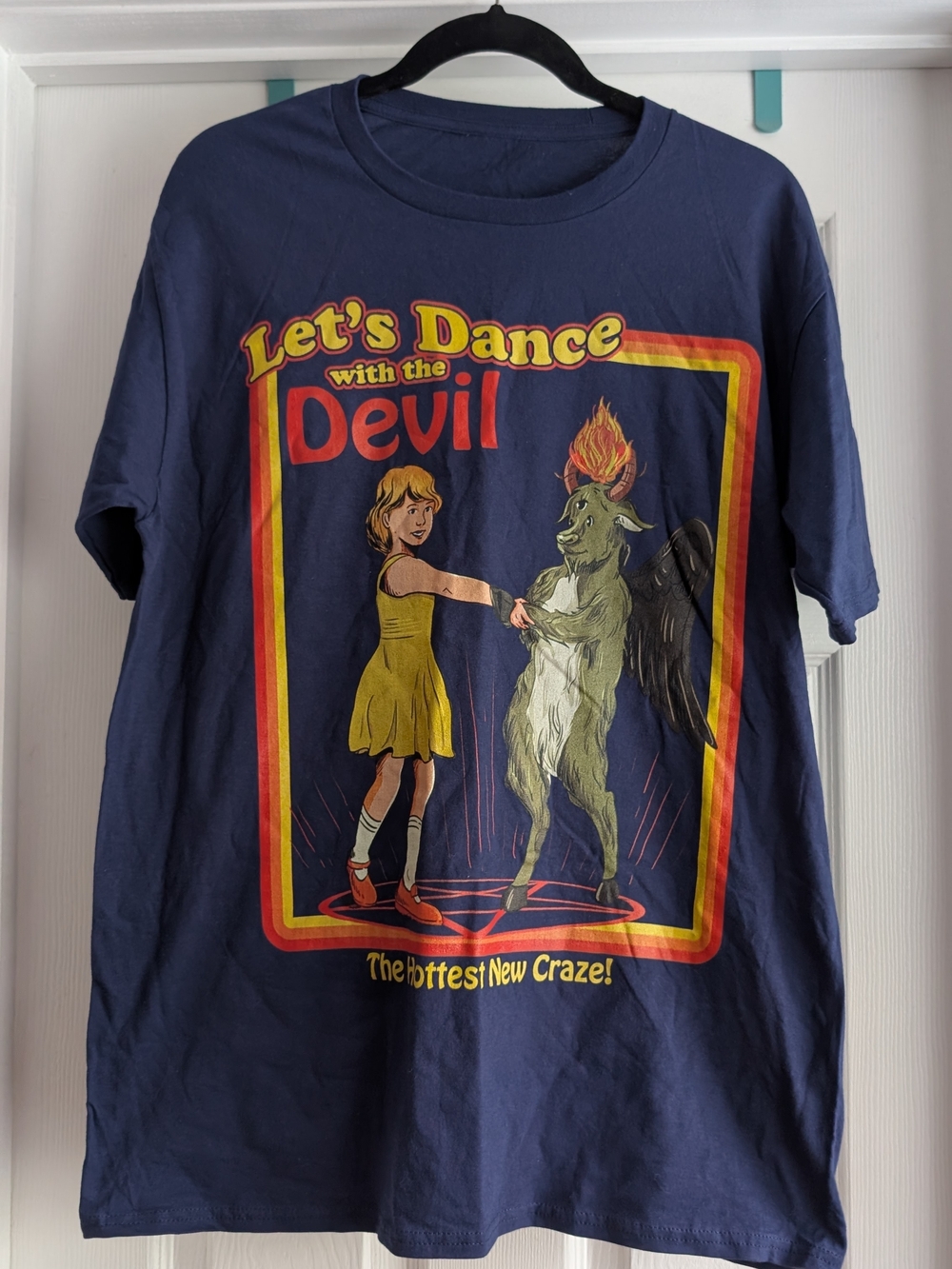 Let's Dance with the Devil T-Shirt - Navy